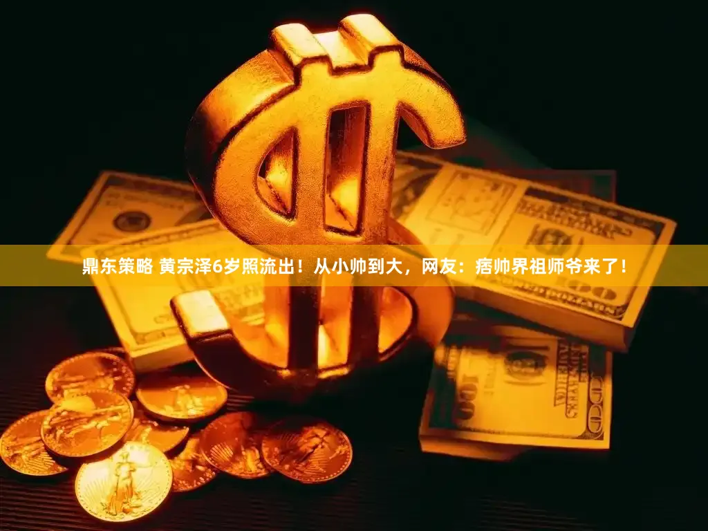 鼎东策略 黄宗泽6岁照流出！从小帅到大，网友：痞帅界祖师爷来了！