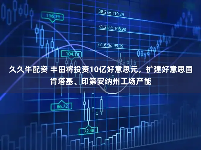 久久牛配资 丰田将投资10亿好意思元，扩建好意思国肯塔基、印第安纳州工场产能