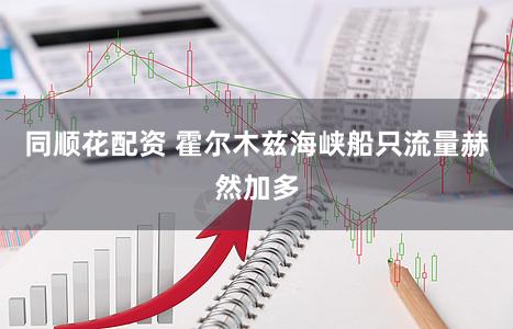 同顺花配资 霍尔木兹海峡船只流量赫然加多