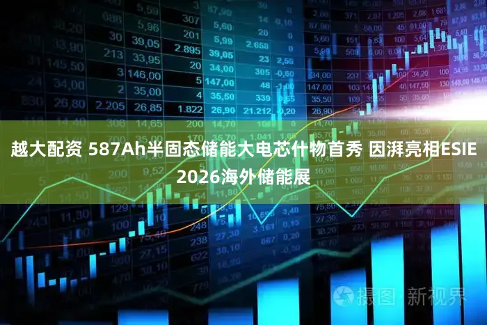 越大配资 587Ah半固态储能大电芯什物首秀 因湃亮相ESIE2026海外储能展