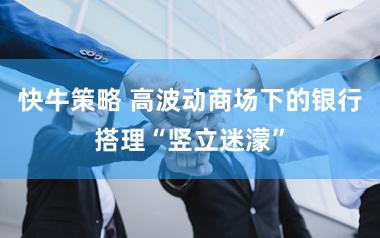 快牛策略 高波动商场下的银行搭理“竖立迷濛”