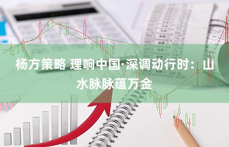 杨方策略 理响中国·深调动行时：山水脉脉蕴万金